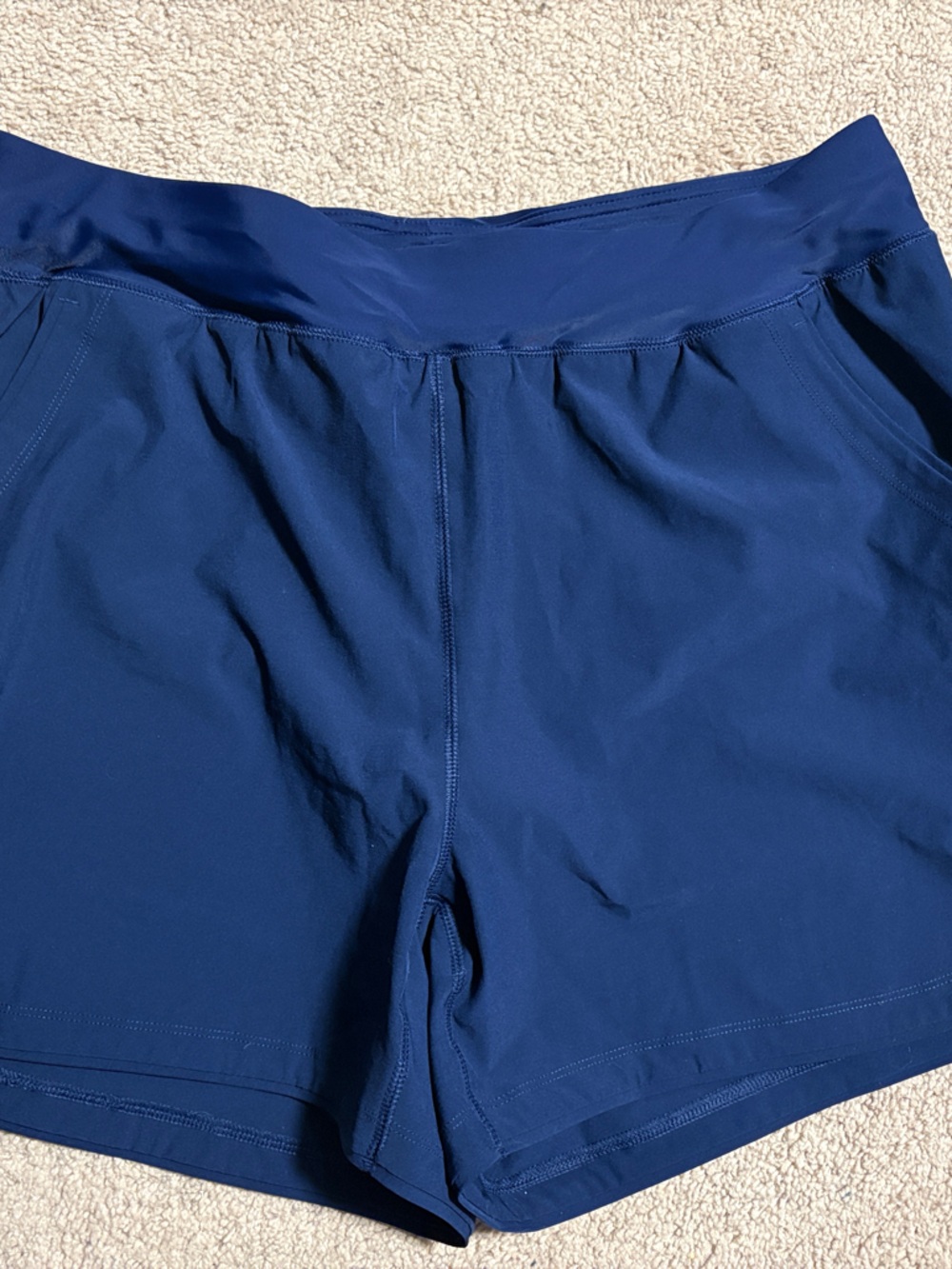 Lands End Navy Swim Shorts